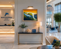 Ibiza Sunset | Textured Dolphin Painting & Cinematic Coastal Art