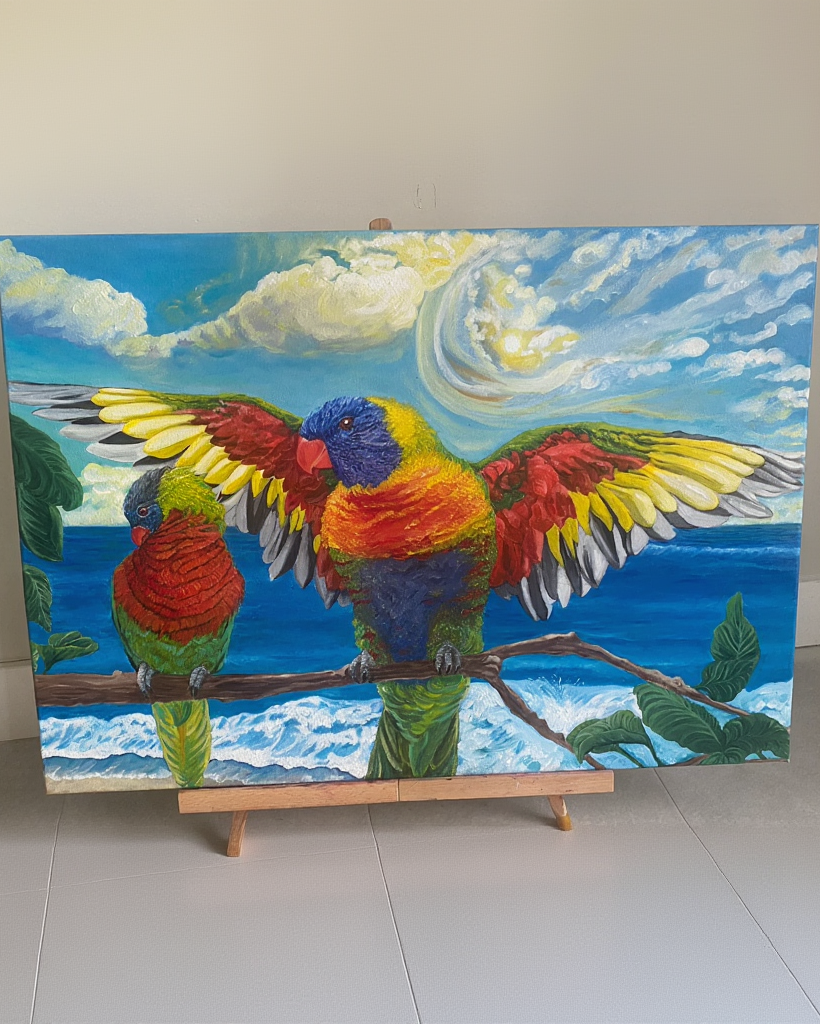 Rainbow Lorikeets: Shelter After the Storm