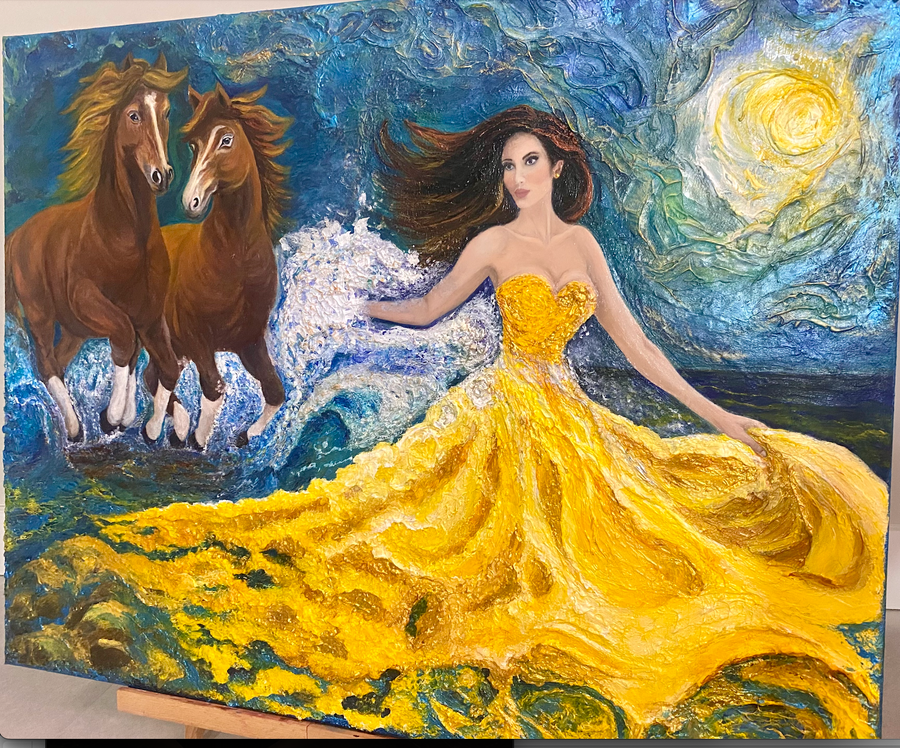La Fuerza Dentro de Mí | Luxury Wall Art | Contemporary Textured