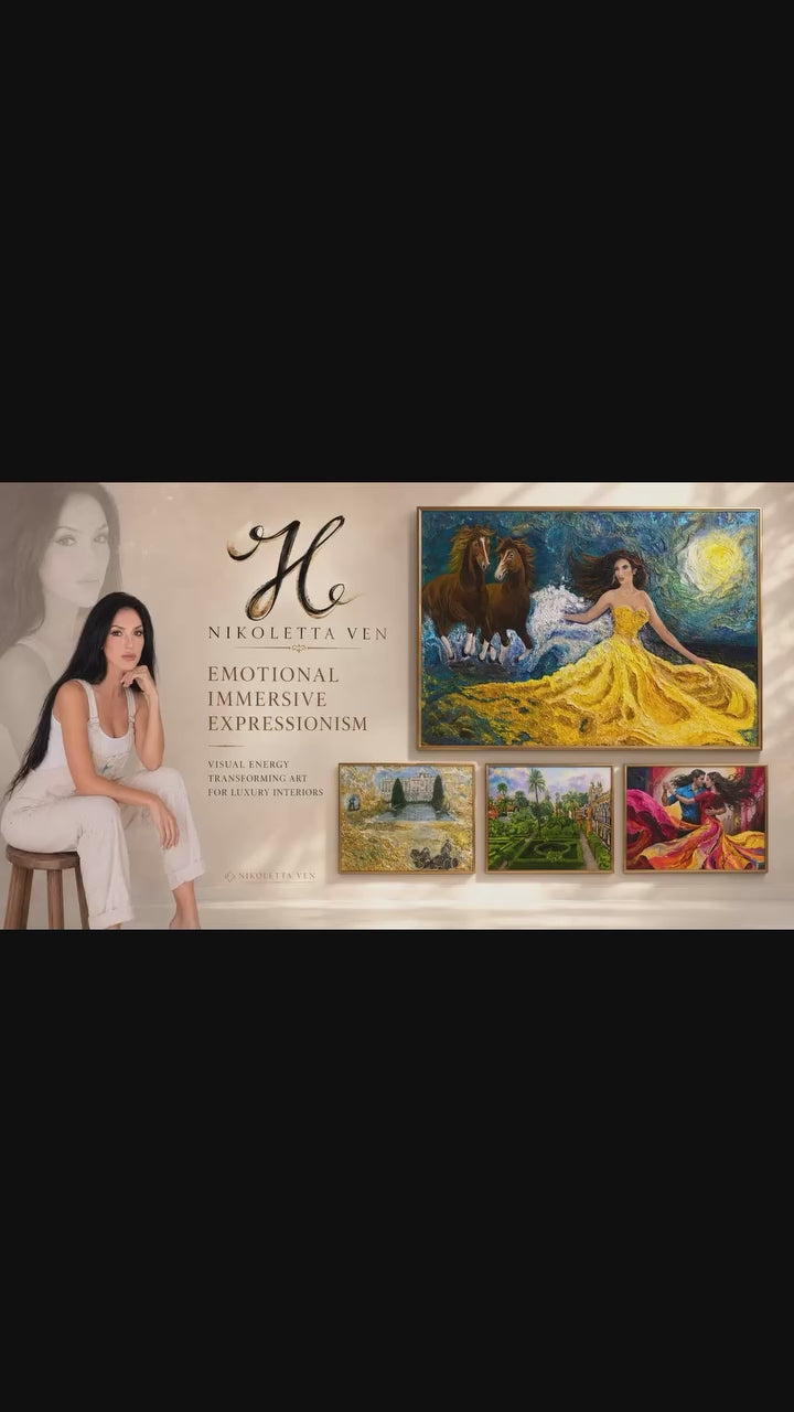 Canvas Print With Gallery Texture